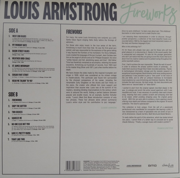 Louis Armstrong: FIREWORKS - LP