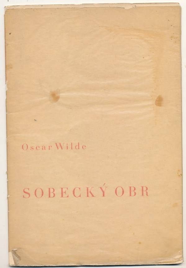 Oscar Wilde: SOBECKÝ OBR