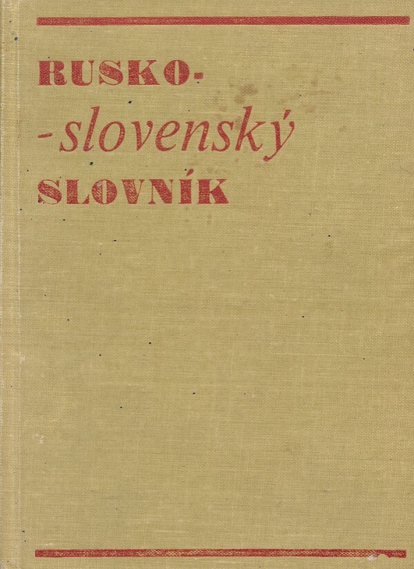 RUSKO-SLOVENSKÝ SLOVNÍK