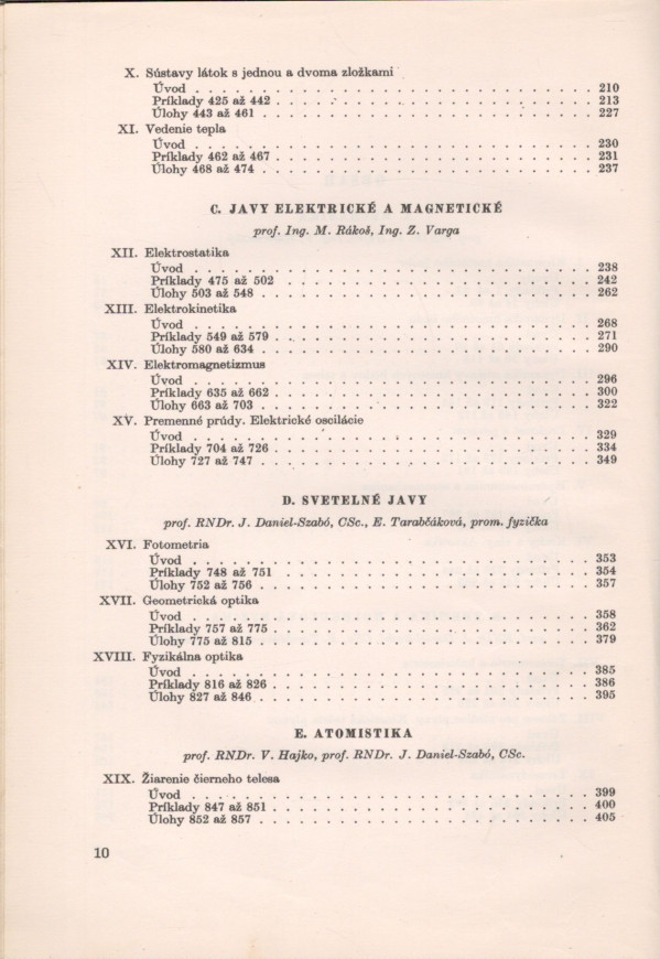 Vladimír Hajko: FYZIKA V PRÍKLADOCH