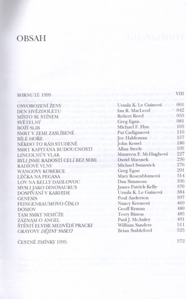 SCIENCE FICTION 1995