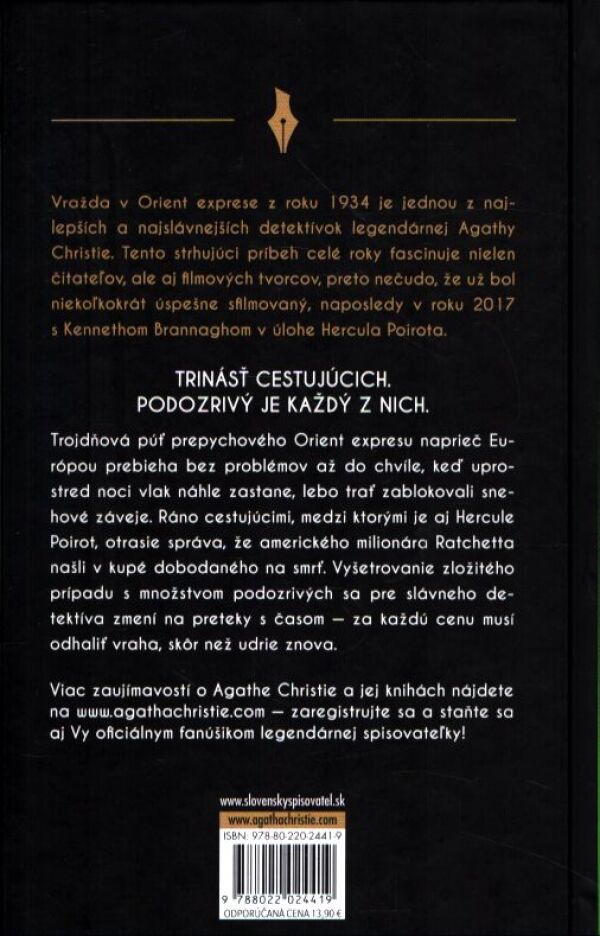 Agatha Christie: VRAŽDA V ORIENT EXPRESE