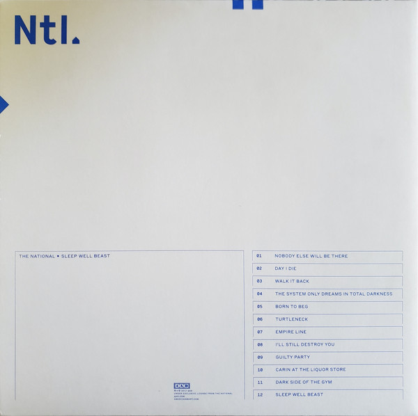 The National: SLEEP WELL BEAST - 2 LP