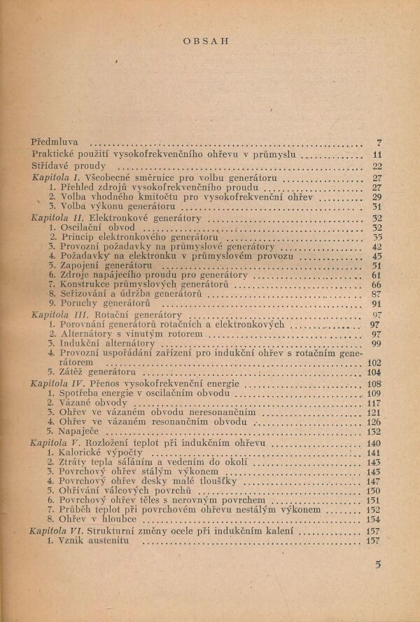 J. Stivín, K. Regner, L Dvořák, J. Paukner: Vysokofrekvenční ohřev v průmyslu I.