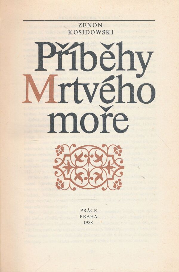 Zenon Kosidowski: Příběhy Mrtvého moře