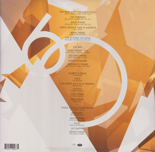Ennio Morricone: 60 YEARS OF MUSIC - 2 LP