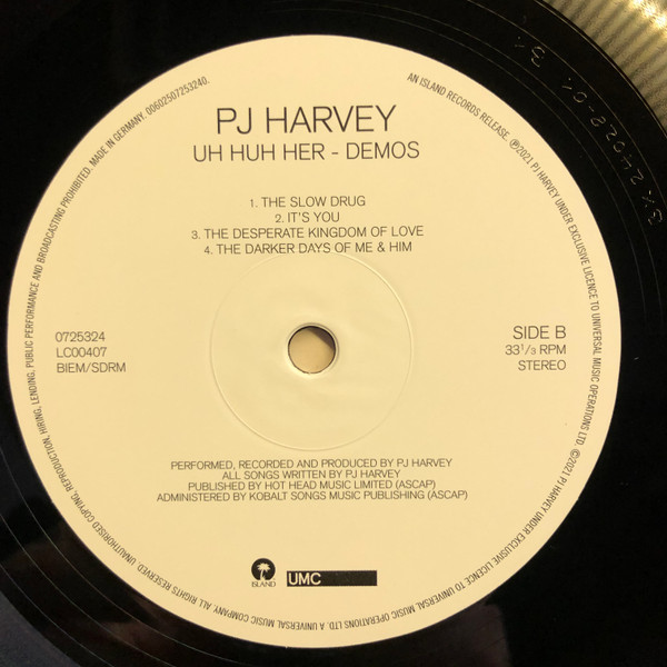 PJ Harvey: UH HUH HER - DEMOS - LP