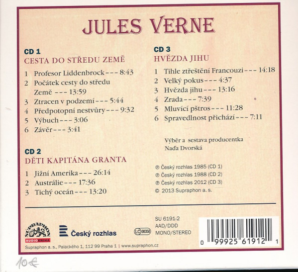 Jules Verne: AUDIOKNIHA 3 CD