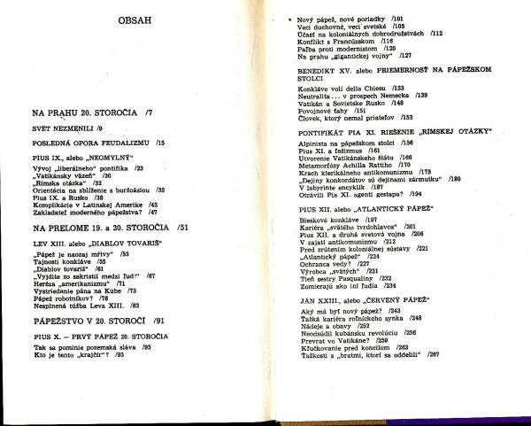 I.R. Grigulevič: PÁPEŽI 20. STOROČIA