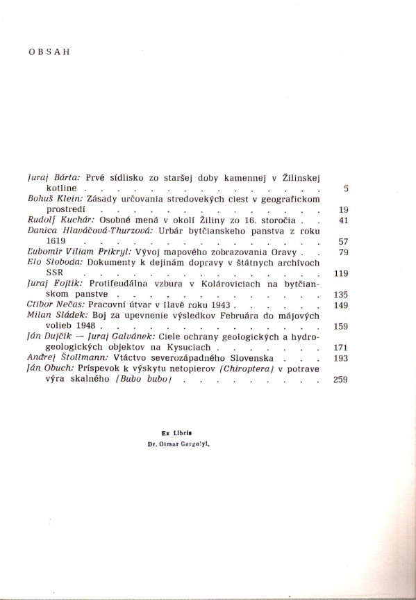 VLASTIVEDNÝ ZBORNÍK POVAŽIA XIII.
