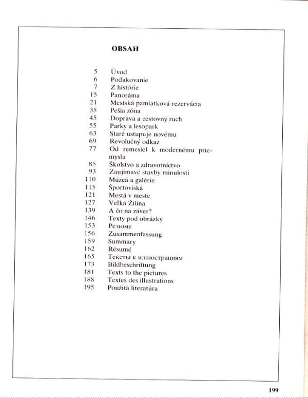 M. Pfliegel, G. Krušinský: PREMENY ŽILINY