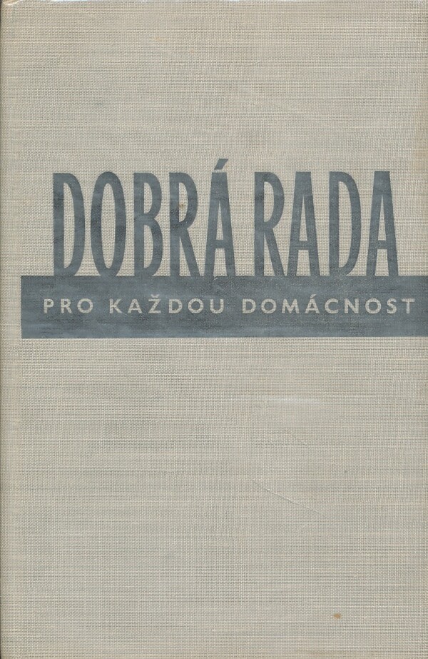 J. Břízová, B. Krchová: DOBRÁ RADA PRO KAŽDOU DOMÁCNOST