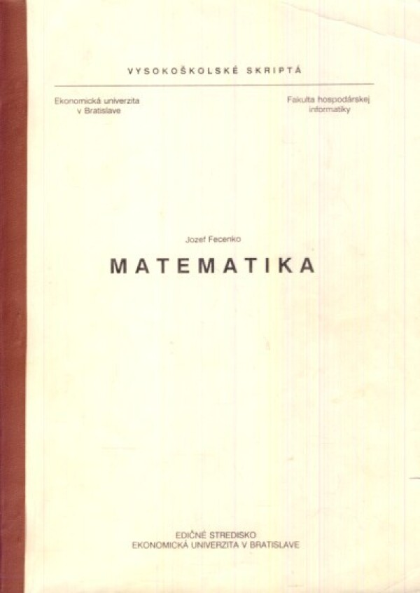 Jozef Fecenko: MATEMATIKA