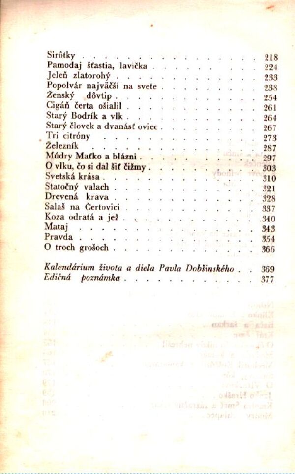 Pavol Dobšinský: PROSTONÁRODNÉ SLOVENSKÉ POVESTI II