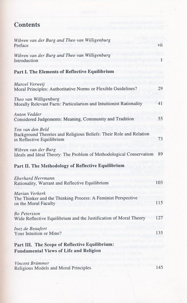 Reflective Equilibrium