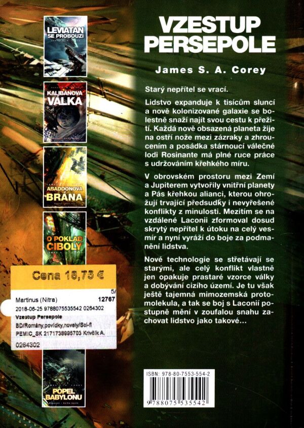 James S. A. Corey: VZESTUP PERSEPOLE