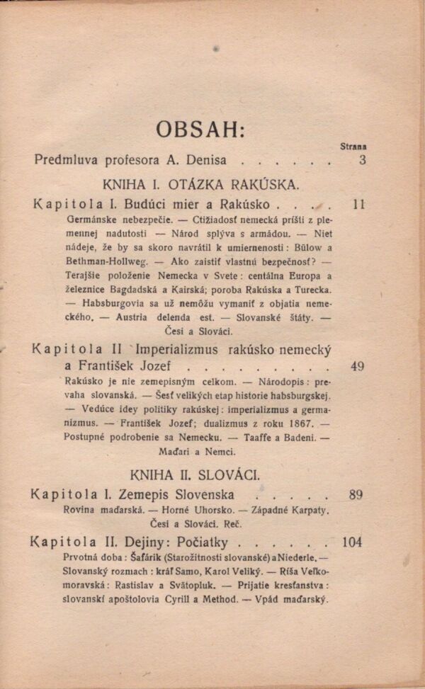 A. Denis: SLOVÁCI