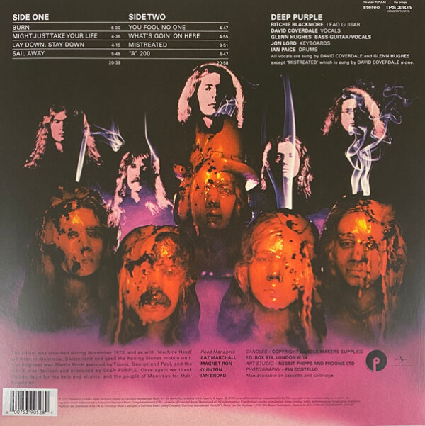 Deep Purple: BURN - LP