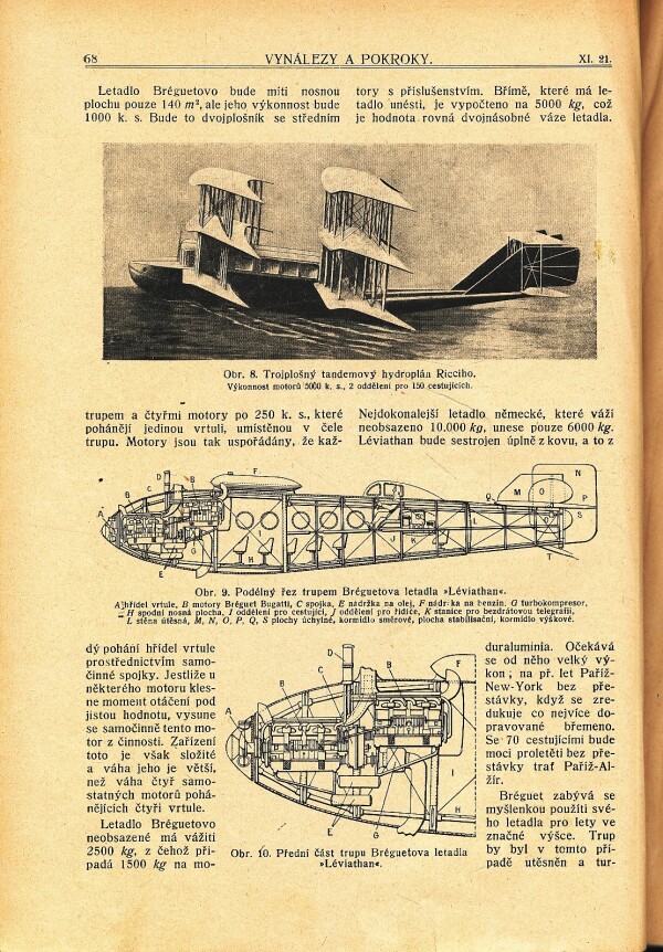 VYNÁLEZY A POKROKY - ROČNÍK XI. - 1922