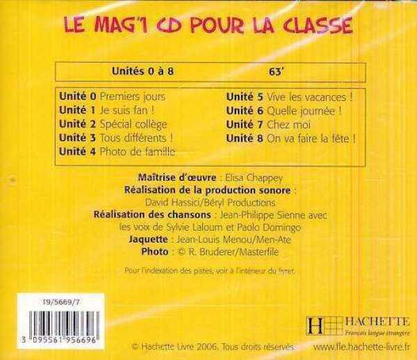 Gallon Fabienne, Himber Céline, Rastello Charlotte: LE MAG 1 - AUDIO CD CLASSE