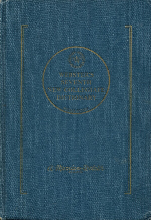 WEBSTER`S SEVENTH NEW COLLEGIATE DICTIONARY