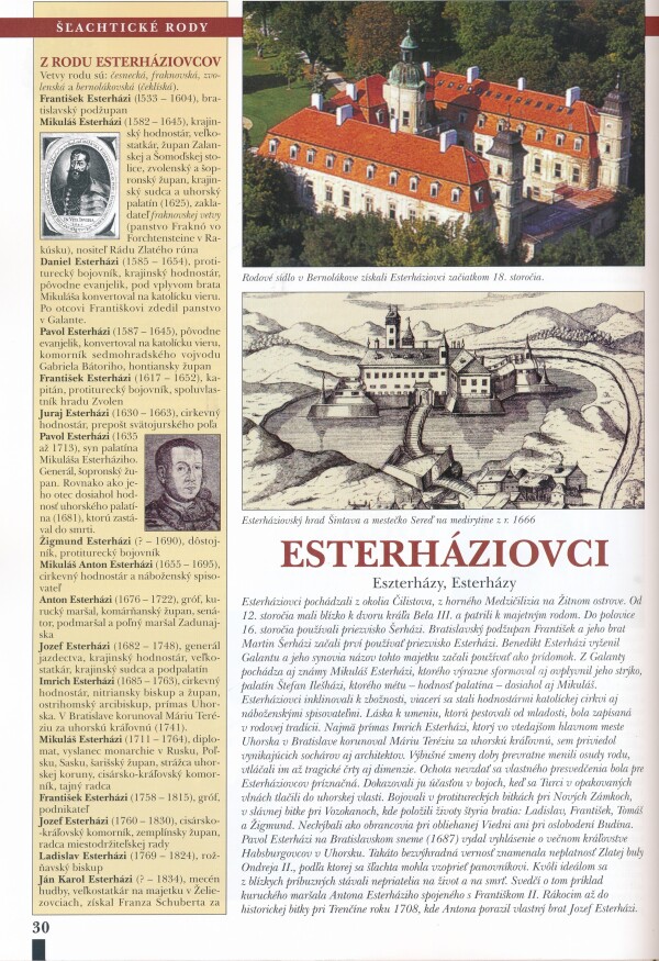 Drahoslav Machala: ŠĽACHTICKÉ RODY