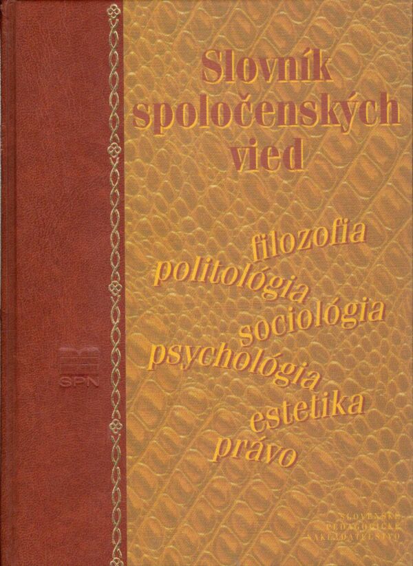 Ladislav Kiczsko a kol.: SLOVNÍK SPOLOČENSKÝCH VIED