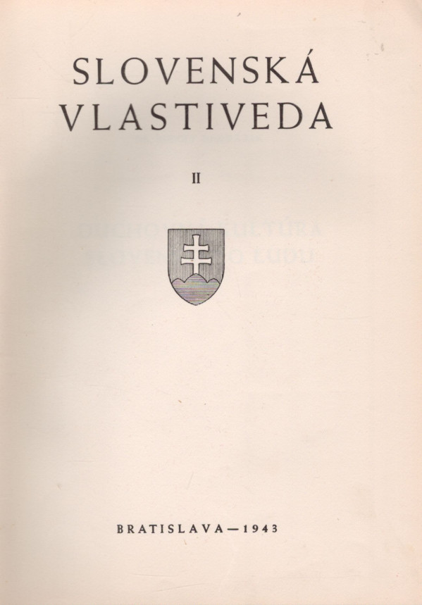 SLOVENSKÁ VLASTIVEDA II