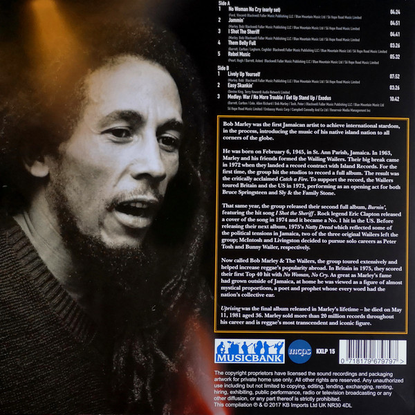Bob Marley: LIVE: BOSTON MUSIC HALL - LP