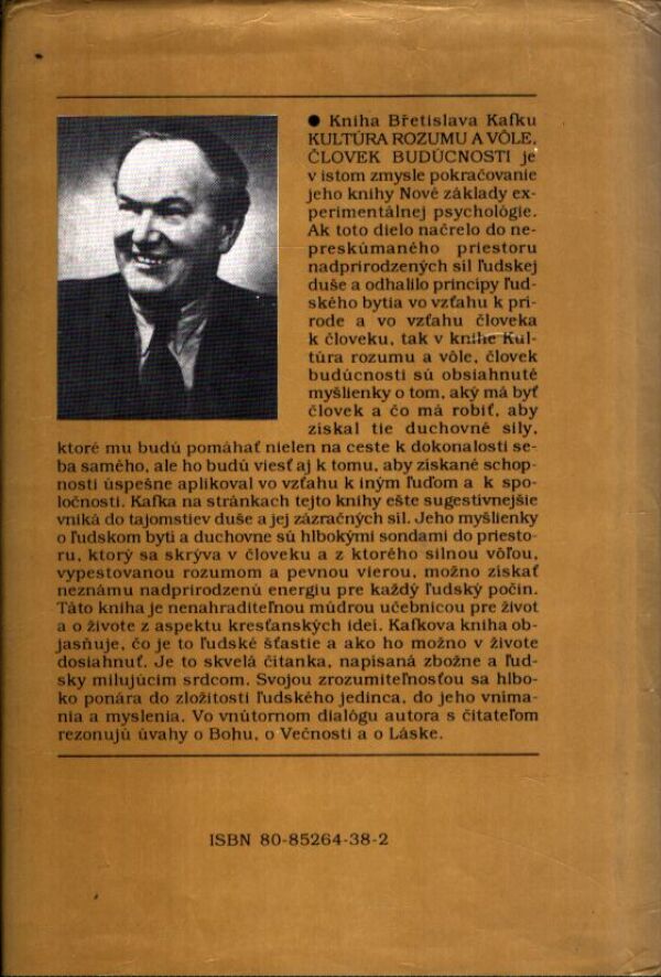 Břetislav Kafka: KULTÚRA ROZUMU A VÔLE