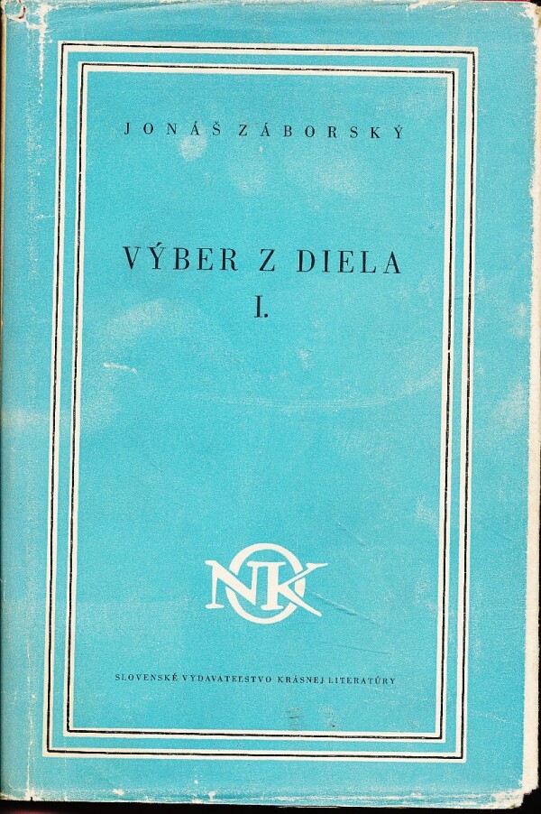 Jonáš Záborský: VÝBER Z DIELA I.