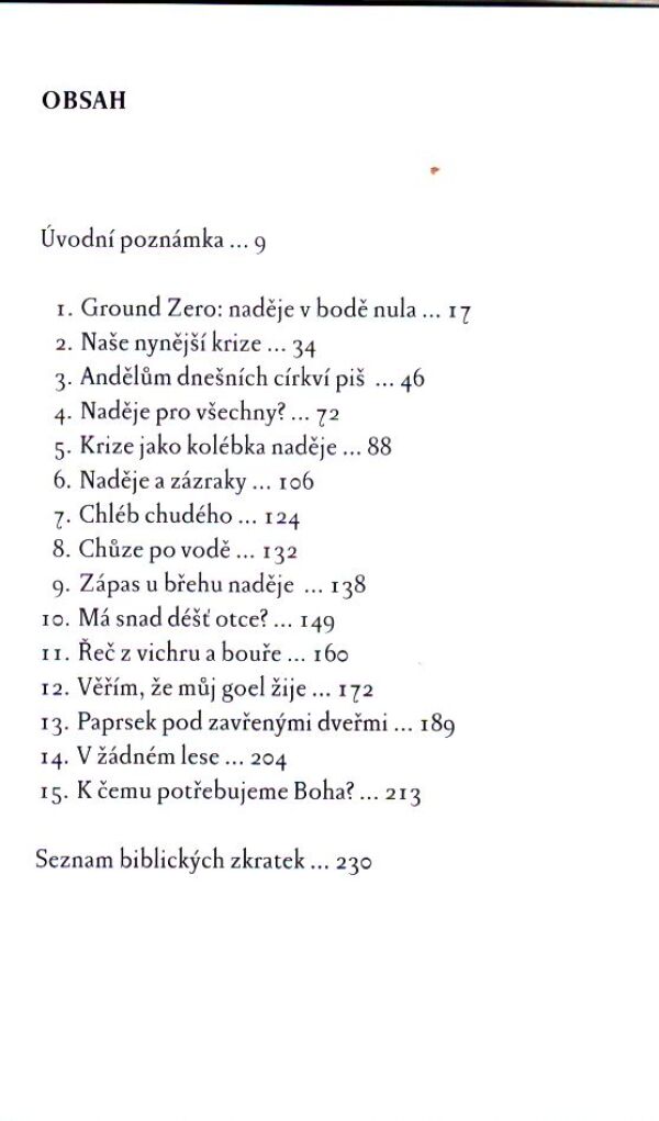 Tomáš Halík: STROMU ZBÝVÁ NADĚJE