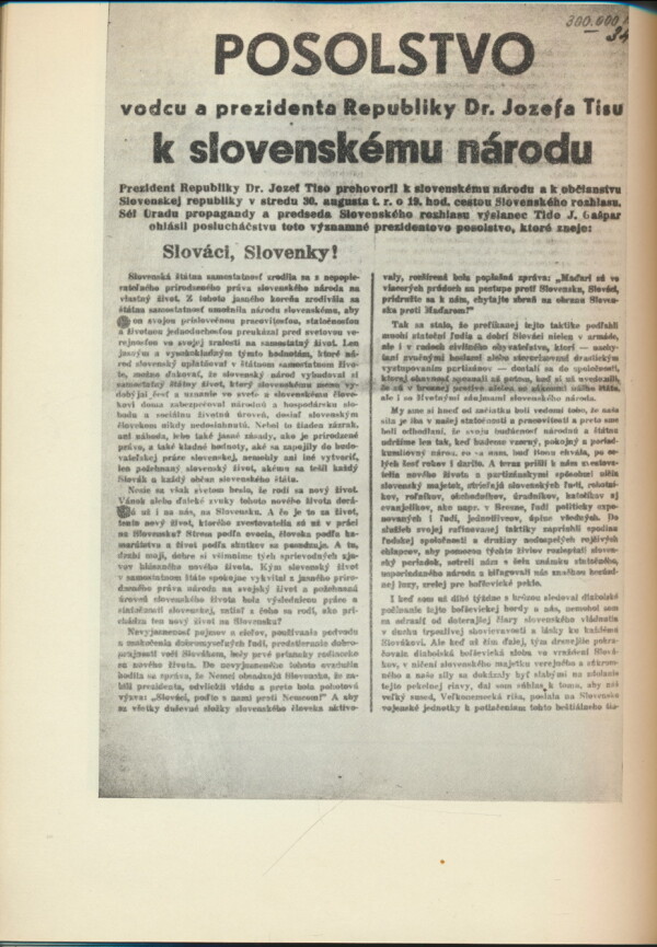 Vilém Prečan: SLOVENSKÉ NÁRODNÉ POVSTANIE - DOKUMENTY