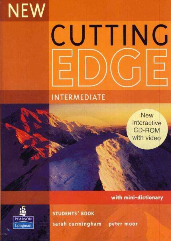 Sarah Cunningham, Peter Moor: NEW CUTTING EDGE INTERMEDIATE - STUDENTS BOOK + CD-ROM