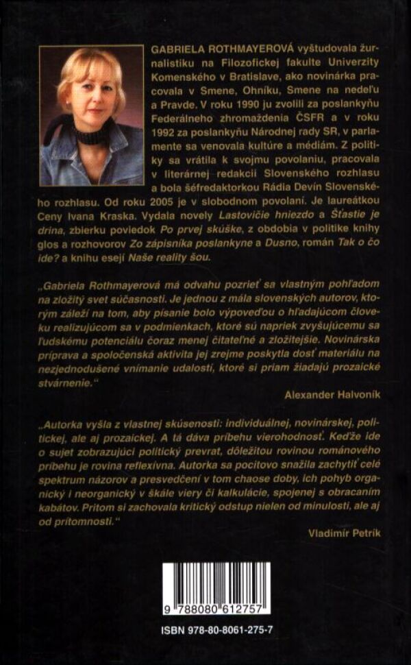 Gabriela Rothmayerová: VTEDY NA VÝCHODE