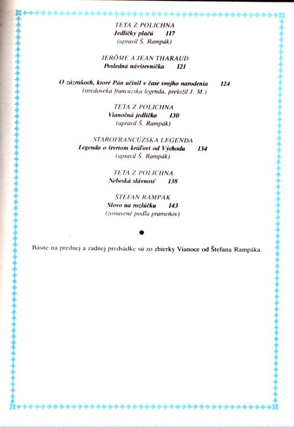 Štefan Rampák: VIANOČNÉ ROZPRÁVKY
