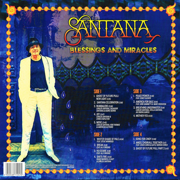 Santana: BLESSINGS AND MIRACLES - 2 LP