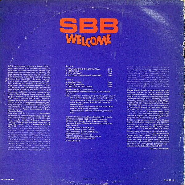 SBB: WELCOME