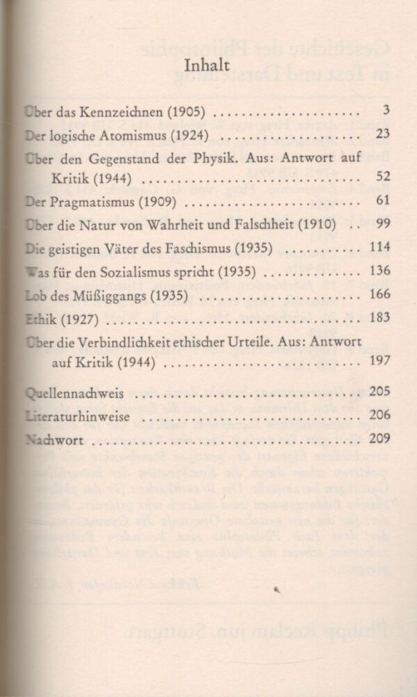 Bertrand Russell: PHILOSOPHISCHE UND POLITISCHE AUFSÄTZE