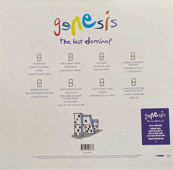 Genesis: THE LAST DOMINO? - 4 LP