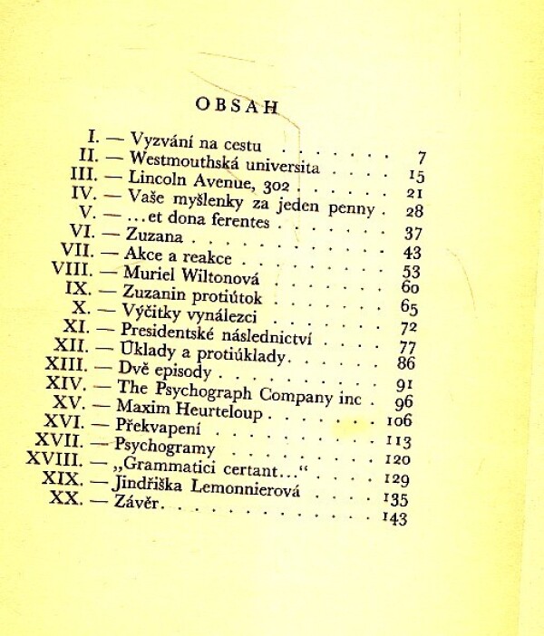 A. Maurois: STROJ NA ČTENÍ MYŠLENEK