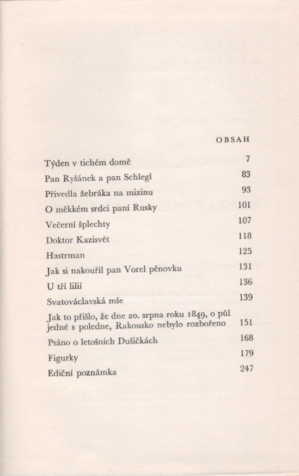 Jan Neruda: POVÍDKY MALOSTRANSKÉ