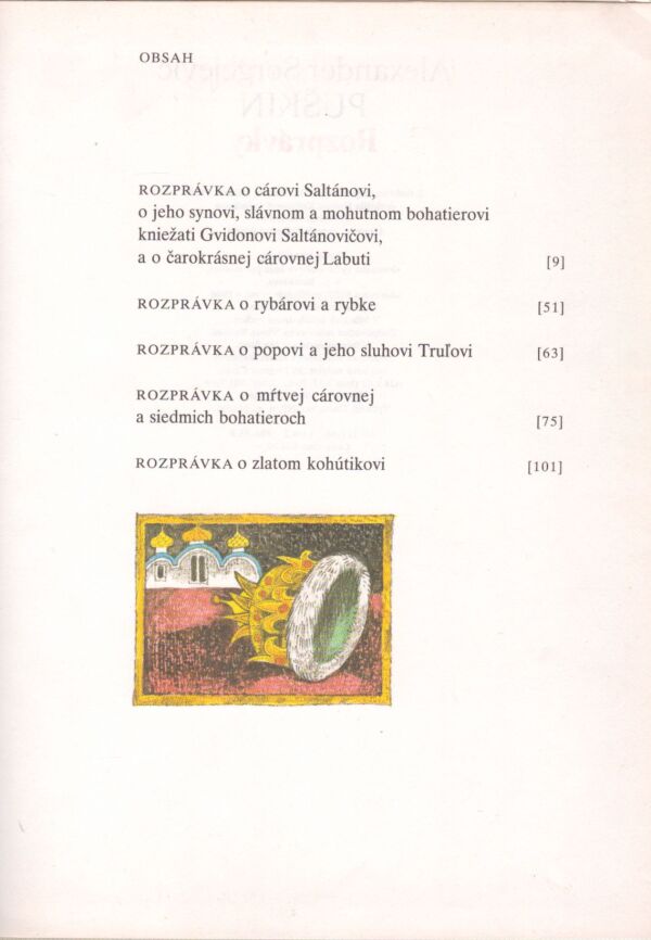 Alexander Sergejevič Puškin: ROZPRÁVKY