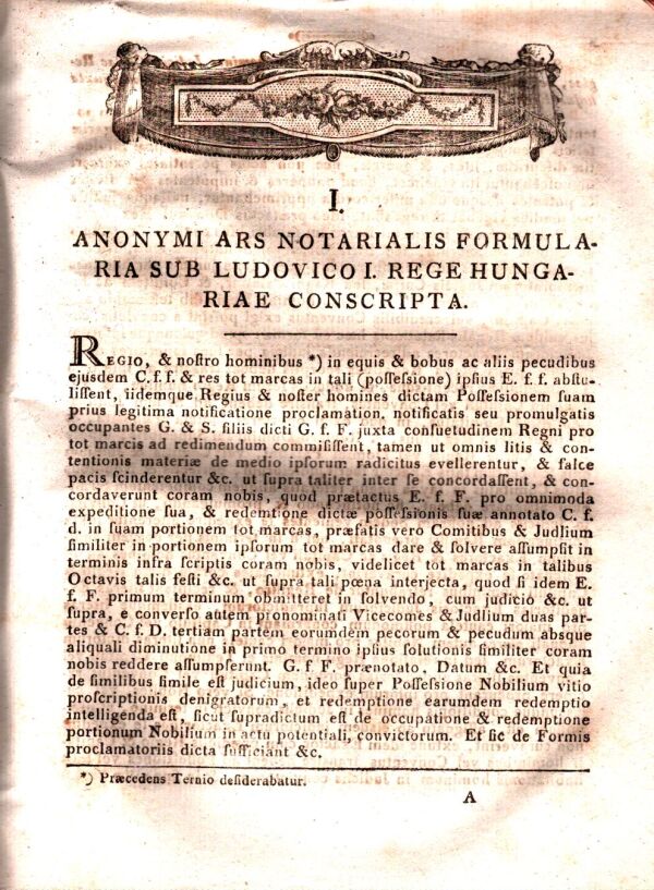 Martinus Georgius Kovachich: FORMULAE SOLENNES STYLI IN CANCELLARIA...