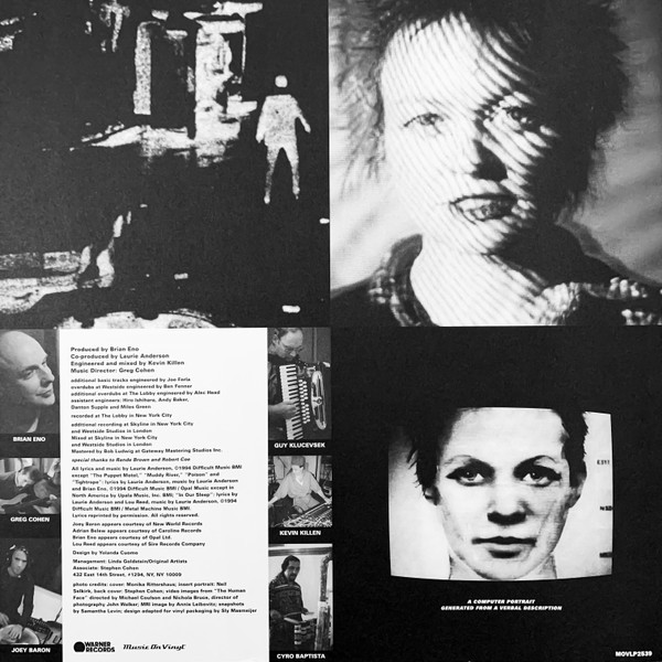Laurie Anderson: BRIGHT RED - LP