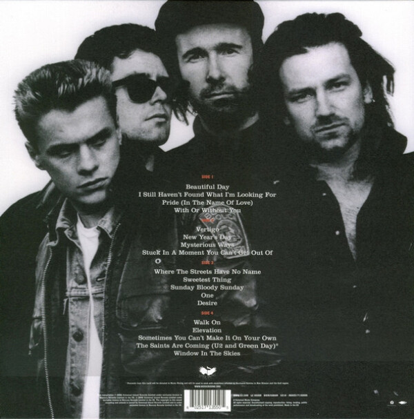 U2: 18 SINGLES - 2 LP