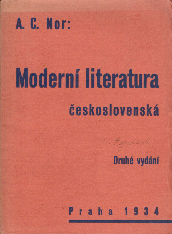 A. C. Nor: MODERNÍ LITERATURA ČESKOSLOVENSKÁ