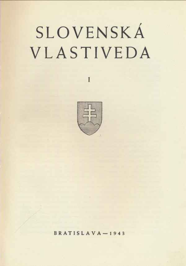 SLOVENSKÁ VLASTIVEDA I.