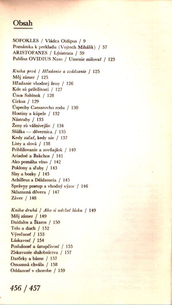 Vojtech Mihálik: PREKLADY