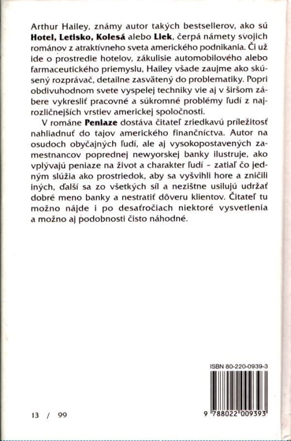 Arthur Hailey: PENIAZE